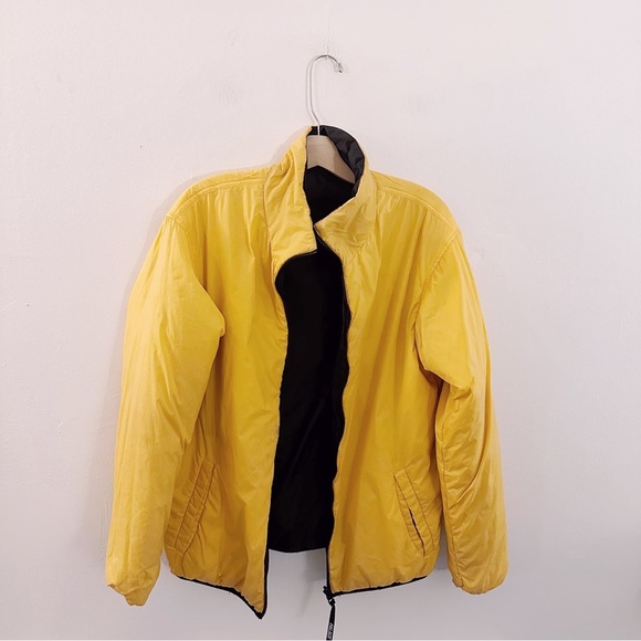 Palace Skateboards Thinsulate Reversible Jacket Black Yellow Zip Up - Picture 8 of 10